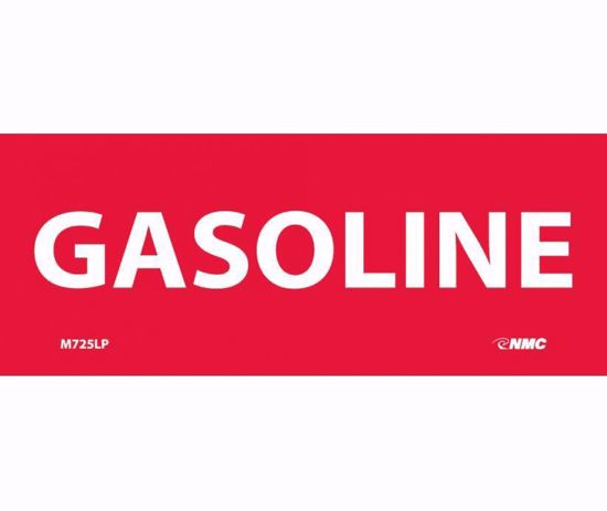 Picture of 5" x 2" GASOLINE Laminated Label, PER EACH