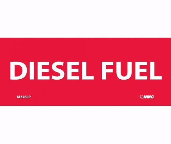 Picture of 5" X  2" DIESEL FUEL Vinyl Sign, PER EACH