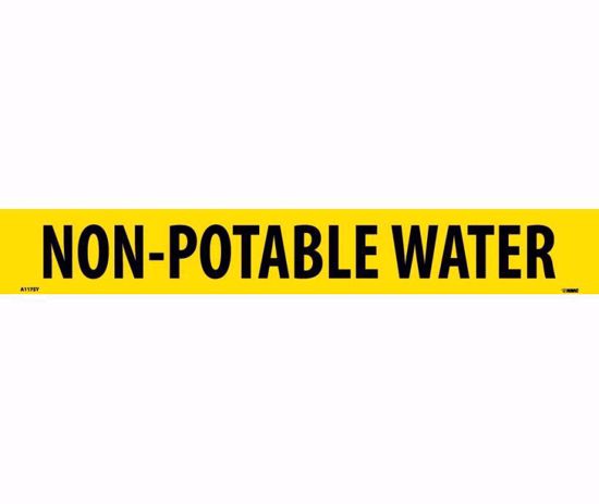 Picture of NON-POTABLE WATER Pipe Marker, 25/pk, PER PACK