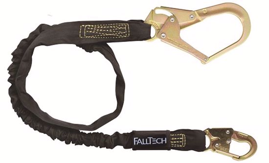 Picture of 6' WeldTech® Nomex® Energy Absorbing Lanyard, Single-leg with Steel Connectors