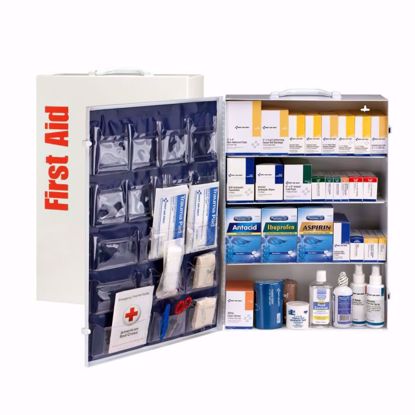 Picture of 4 Shelf First Aid Cabinet With Medications, ANSI Compliant