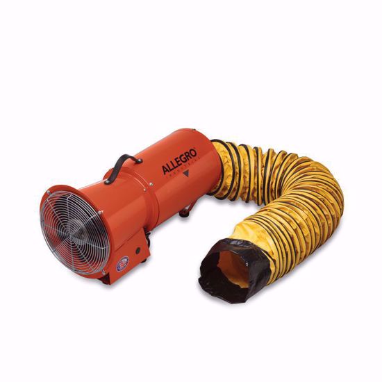 Picture of 8″ Axial AC Metal Blower w/ Canister & Ducting, PER EACH