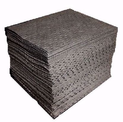 Picture of Universal Gray Bonded Sorbent Pads (Medium-Weight), 15″ x 17″, 100/cs, PER CASE
