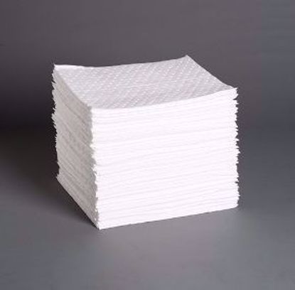 Picture of Oil Only Bonded Sorbent Pads (Medium-Weight), 100/CASE, PER CASE