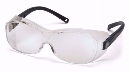 Picture of OVER-THE-GLASS Clear Lens with Black Temples, PER DZ