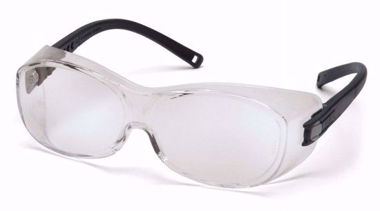 Picture of OVER-THE-GLASS Clear Lens with Black Temples, PER DZ