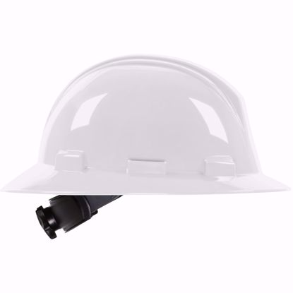 Picture of BML ONLY!   NON-LOGO Full Brim Hard Hat with HDPE Shell, 4-Point Textile Suspension and Wheel Ratchet Adjustment