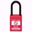 Picture of Nylon Body Safety Padlock - Nylon Shackle, NON-conductive body and shackle, keyed different, PER EACH