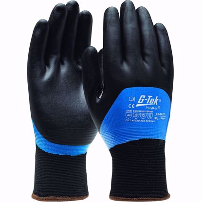 Picture of ANSI 4 CUT-RATED G-Tek® Cold weather Gloves, Thermal Insulated, water resistant back and front to wrist,  PER DZ, CHOOSE SIZE!