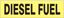 Picture of DIESEL FUEL PRESSURE SENSITIVE DECAL, 2.25" X 9", per each