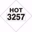 Picture of 3257 HOT ASPHALT – CLASS 9 PLACARD, 10.75 X 10.75, per each