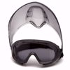Picture of Capstone goggle w/shield, gray lens, each