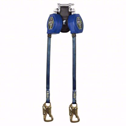 Picture of 8' FT-X® EdgeCore™ Tie-Back Class 2 Leading Edge Personal SRL-P, Twin-leg with Steel 5k Snap Hooks with SpeedLink™
