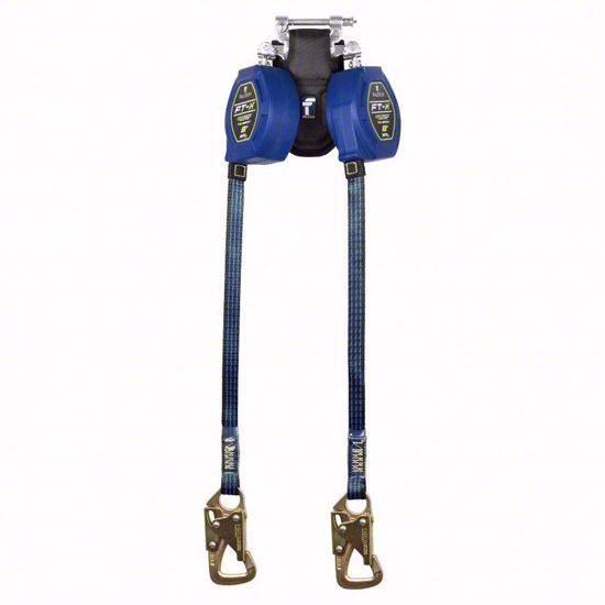 Picture of 8' FT-X® EdgeCore™ Tie-Back Class 2 Leading Edge Personal SRL-P, Twin-leg with Steel 5k Snap Hooks with SpeedLink™