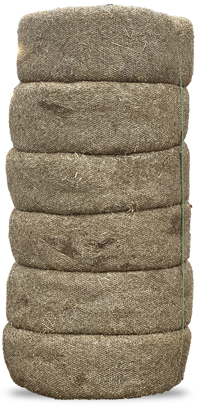 Picture of Straw Wattles, 12" X 10', 25 rolls/pallet, PER Pallet